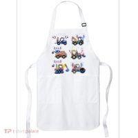Happy 4th Of July Crane Truck Construction Apron thumb 0