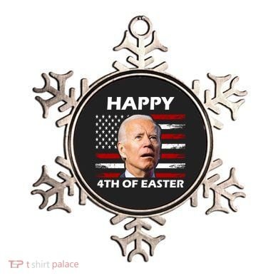 Happy 4th Of Easter Joe Biden Funny Ornament
