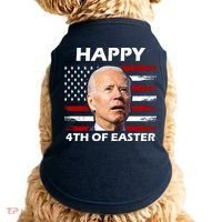 Happy 4th Of Easter Joe Biden Funny Doggie Tank thumb 0
