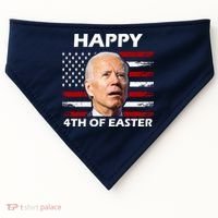 Happy 4th Of Easter Joe Biden Funny USA-Made Doggie Bandana thumb 0