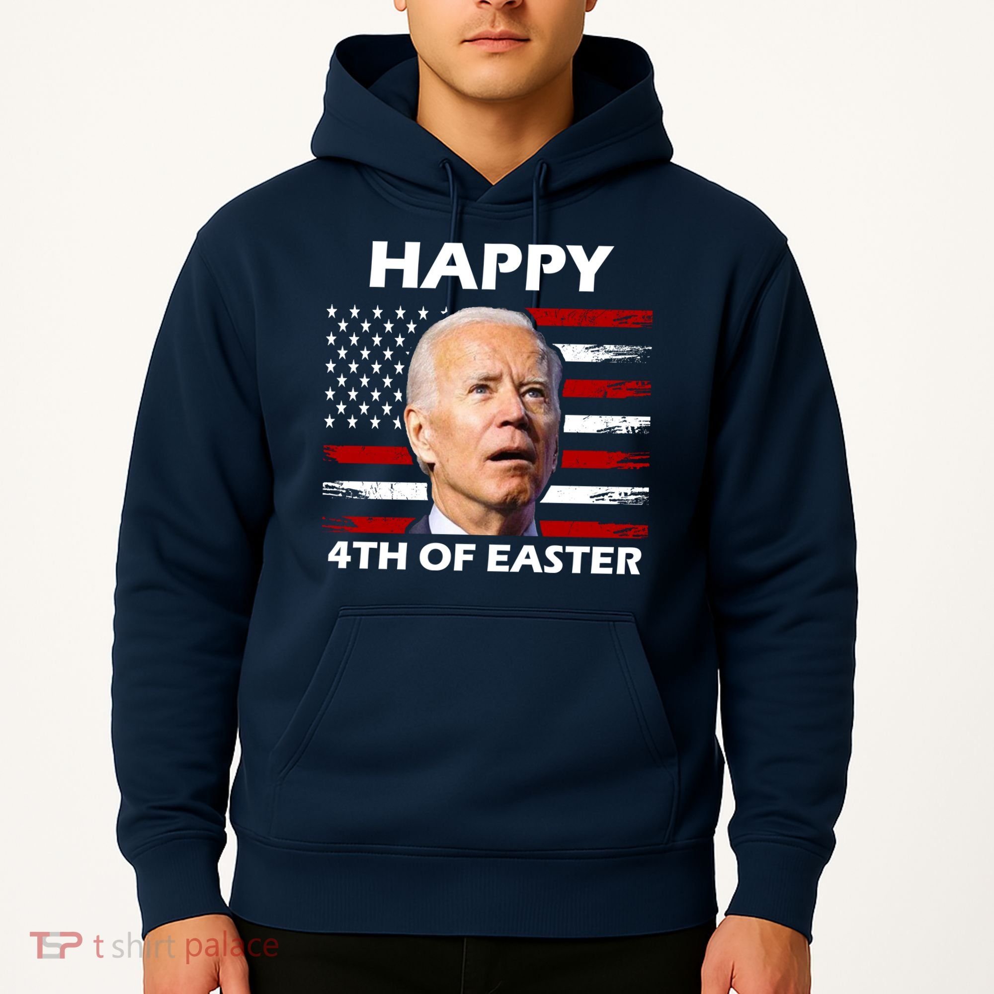 Happy 4th Of Easter Joe Biden Funny Hoodie