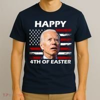 Happy 4th Of Easter Joe Biden Funny T-Shirt thumb 3