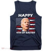 Happy 4th Of Easter Joe Biden Funny Tank Top thumb 0