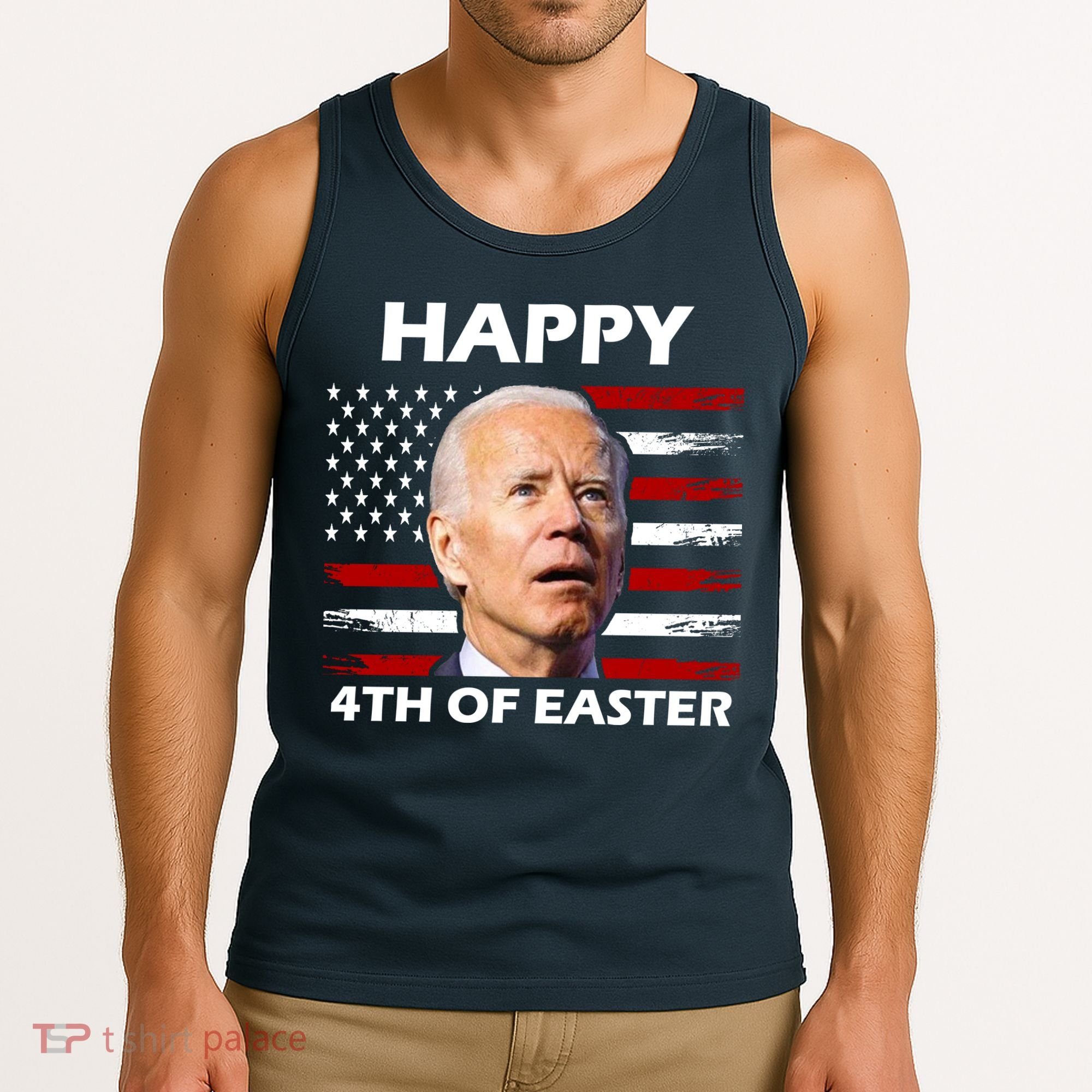 Happy 4th Of Easter Joe Biden Funny Tank Top