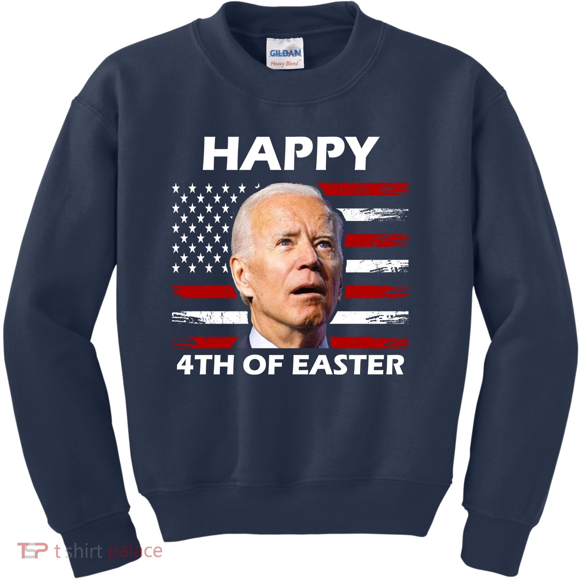 Happy 4th Of Easter Joe Biden Funny Kids Sweatshirt