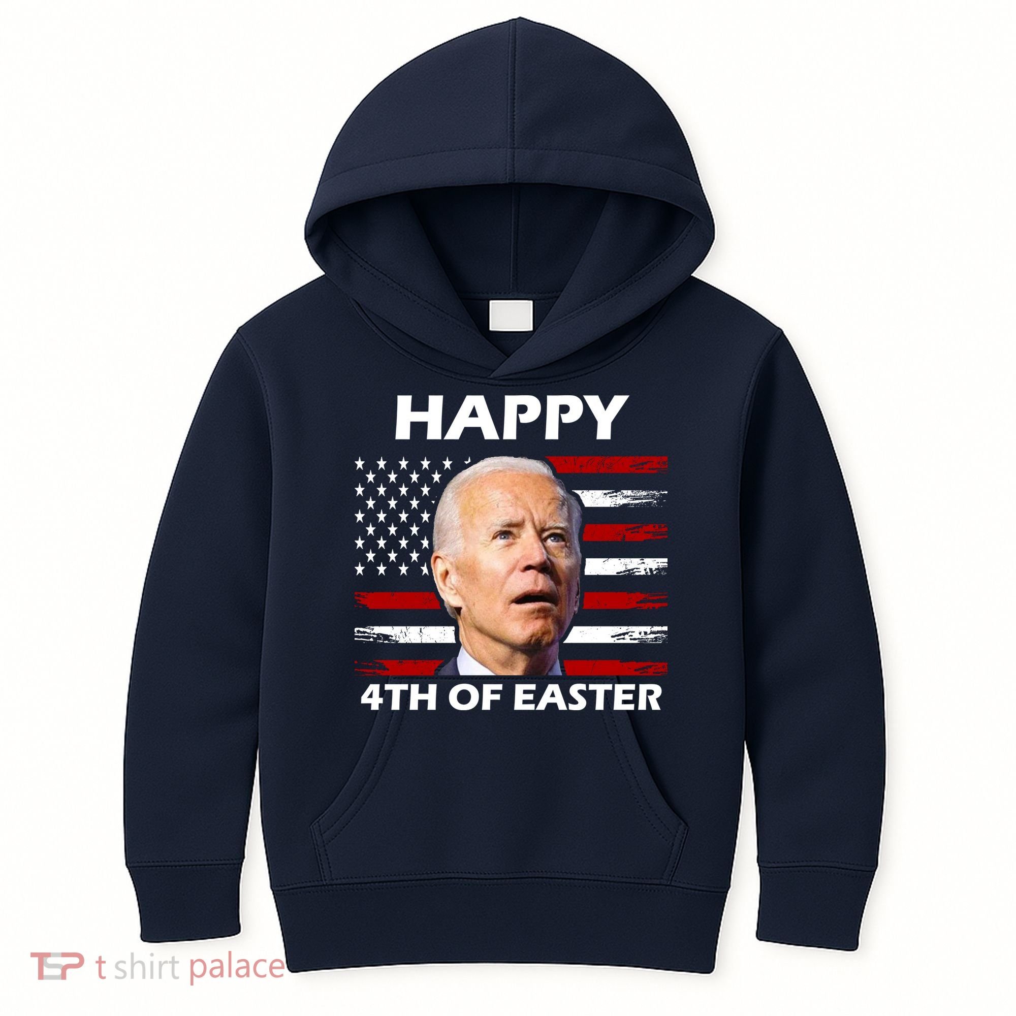 Happy 4th Of Easter Joe Biden Funny Kids Hoodie
