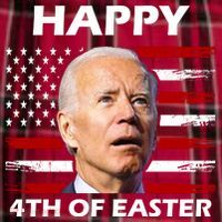 Happy 4th Of Easter Joe Biden Funny Men's Flannel Plaid Pajama Pants thumb 2