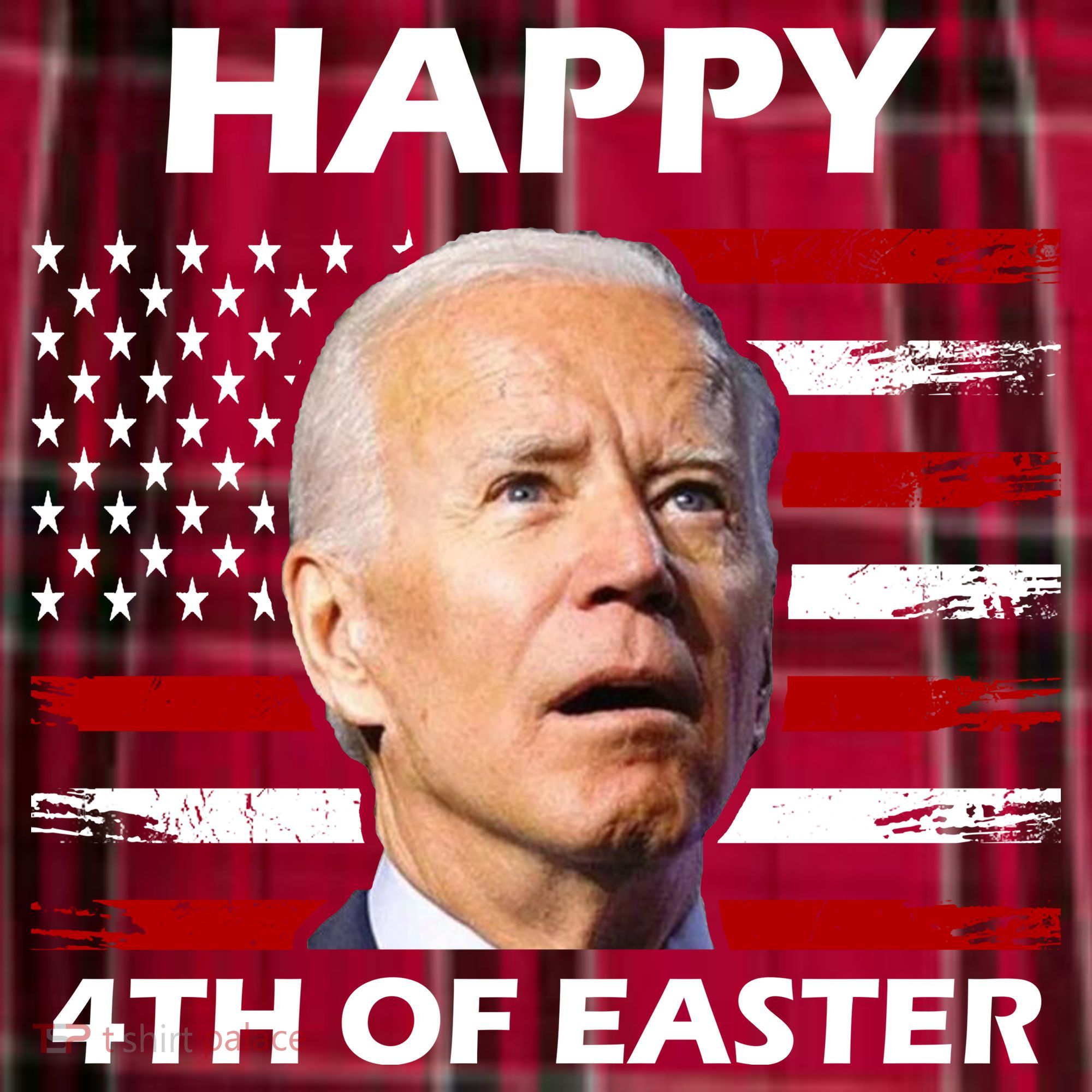 Happy 4th Of Easter Joe Biden Funny Men's Flannel Plaid Pajama Pants