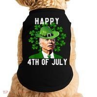 Happy 4th Of July Joe Biden St Patrick's Day Doggie Tank thumb 0