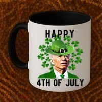 Happy 4th Of July Joe Biden St Patrick's Day Coffee Mug thumb 2