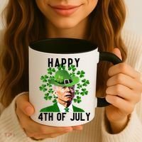 Happy 4th Of July Joe Biden St Patrick's Day Coffee Mug thumb 3