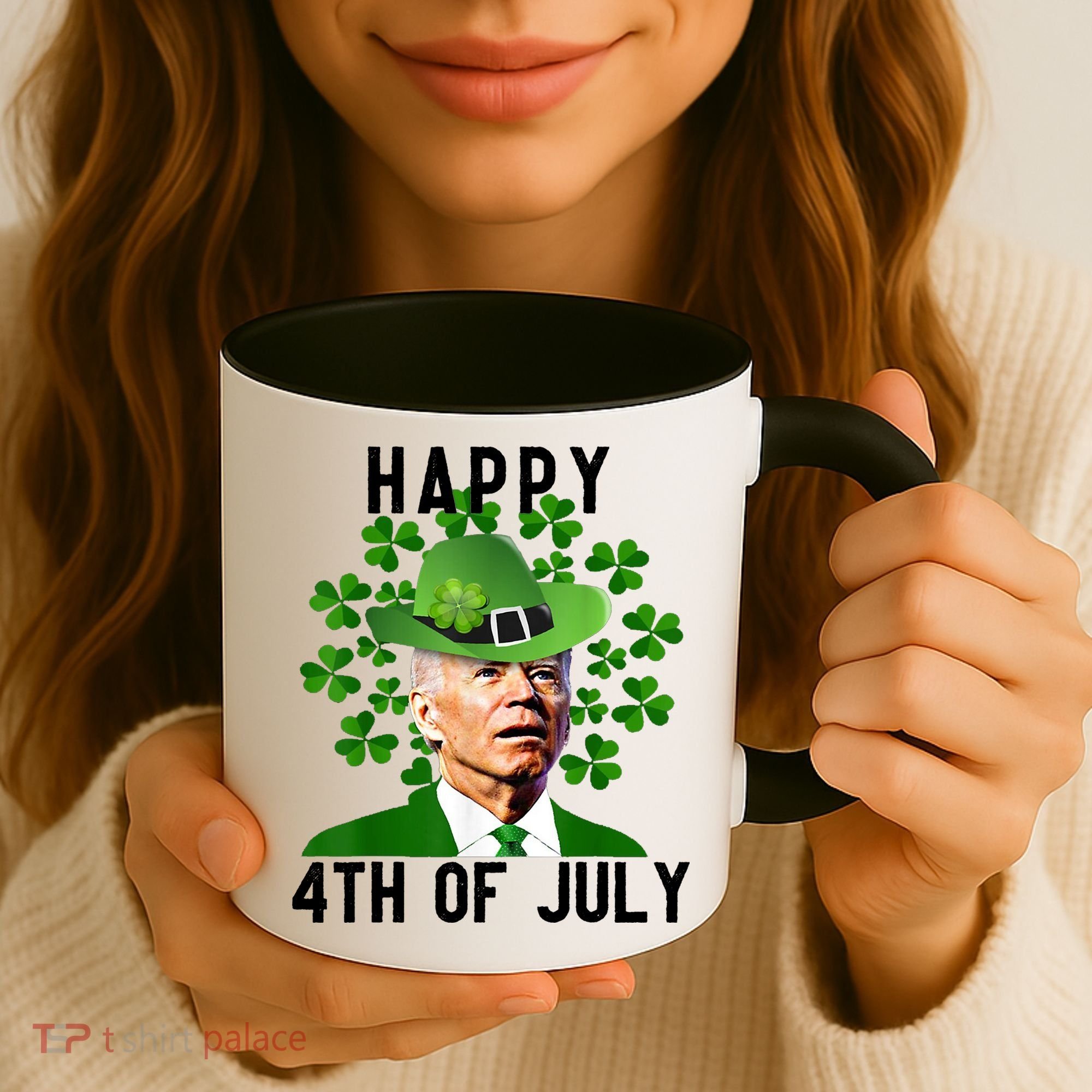 Happy 4th Of July Joe Biden St Patrick's Day Coffee Mug