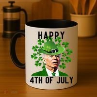 Happy 4th Of July Joe Biden St Patrick's Day Coffee Mug thumb 4