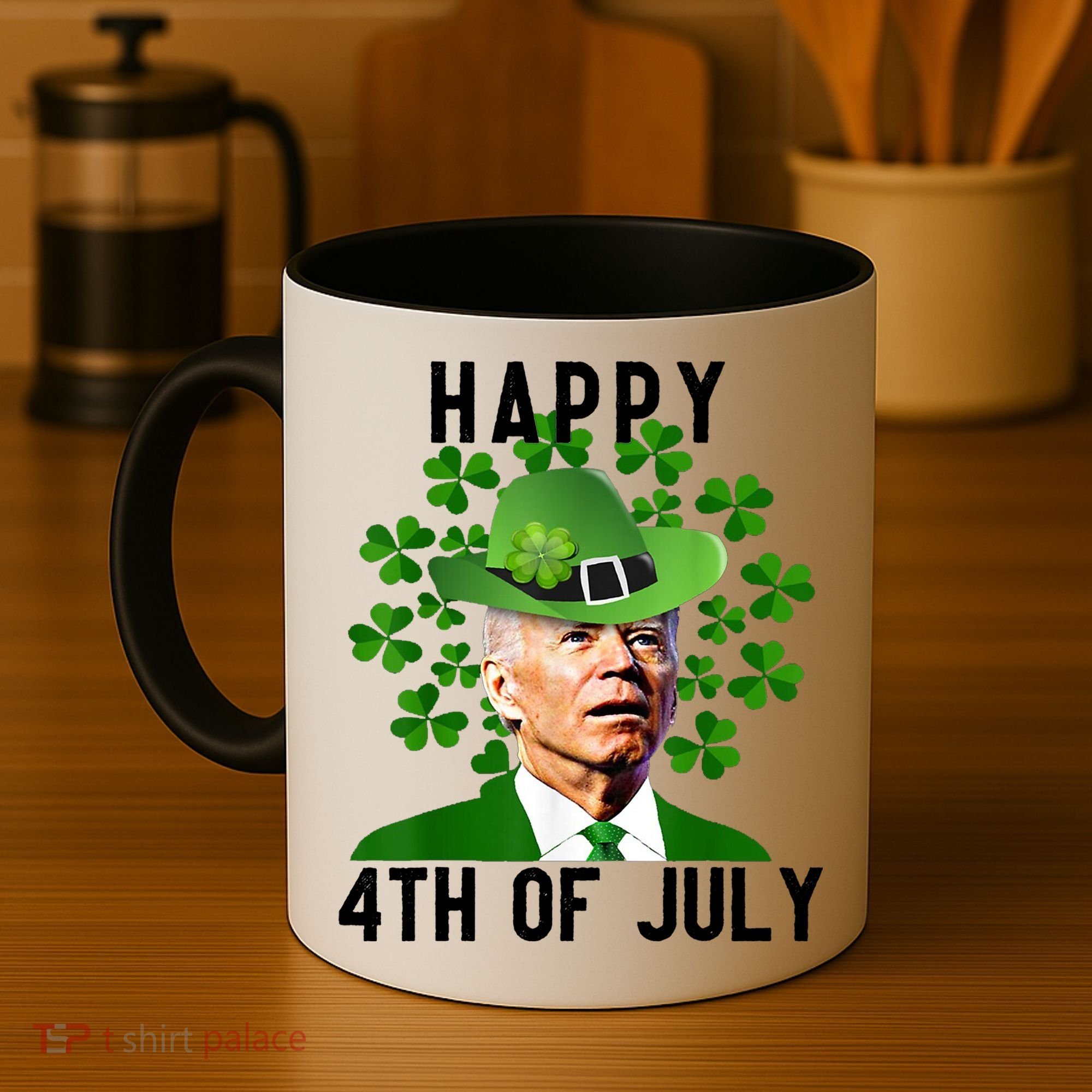 Happy 4th Of July Joe Biden St Patrick's Day Coffee Mug