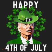Happy 4th Of July Joe Biden St Patrick's Day Hat thumb 2