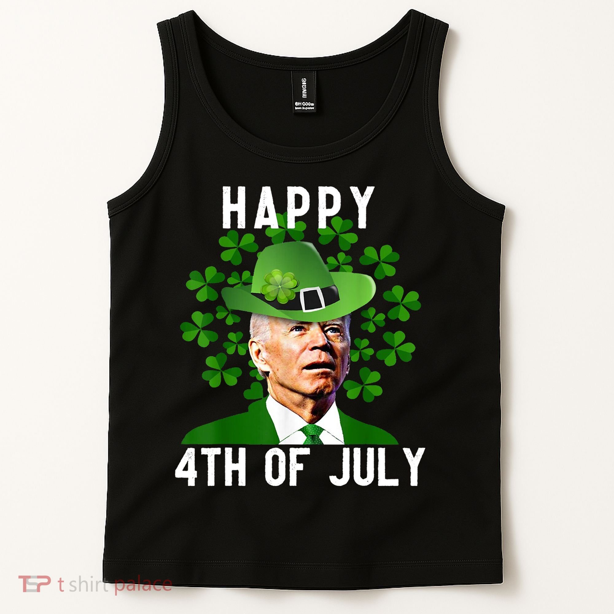 Happy 4th Of July Joe Biden St Patrick's Day Tank Top