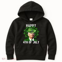 Happy 4th Of July Joe Biden St Patrick's Day Kids Hoodie thumb 0