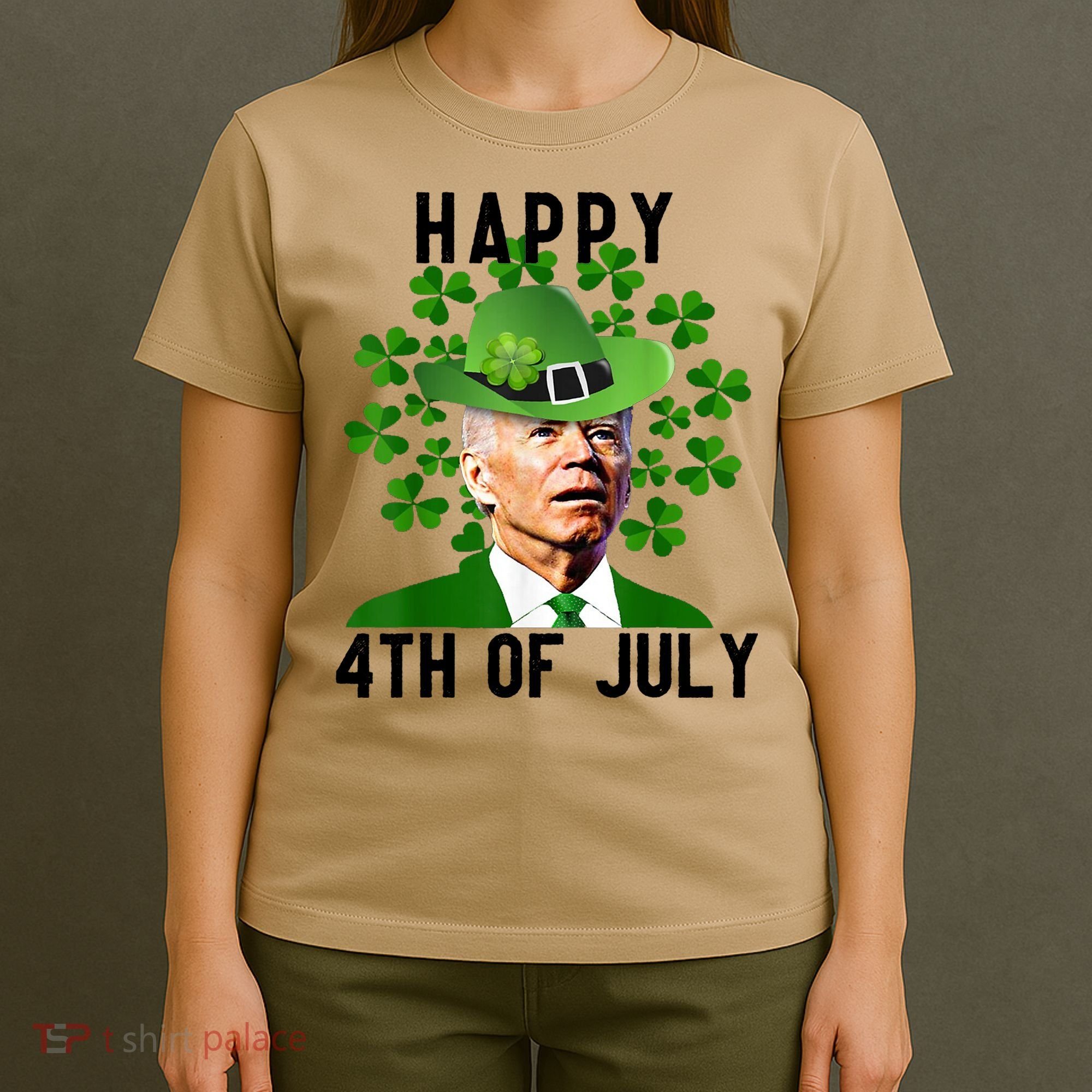 Happy 4th Of July Joe Biden St Patrick's Day T-Shirt
