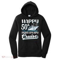 Happy 50th Anniversary Cruise Wedding 50 Years Old Couples Women's Hoodie thumb 0