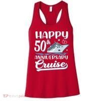 Happy 50th Anniversary Cruise Wedding 50 Years Old Couples Women's Tank Top thumb 0