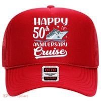Happy 50th Anniversary Cruise Wedding 50 Years Old Couples Hat thumb 0