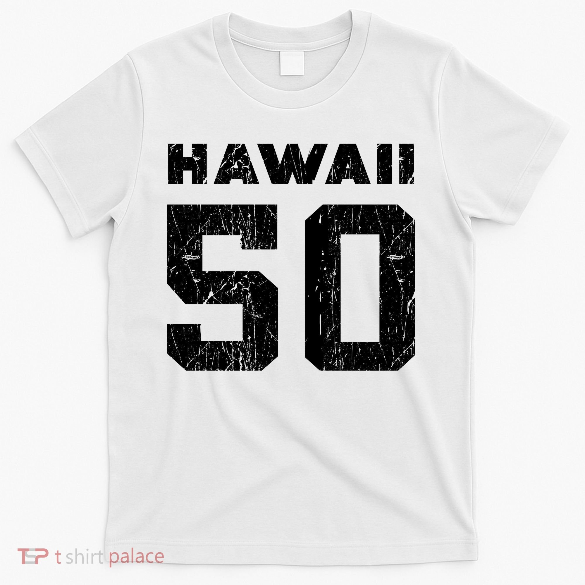 Hawaii 50 Birthday Hawaii 50th State Vintage T-Shirt