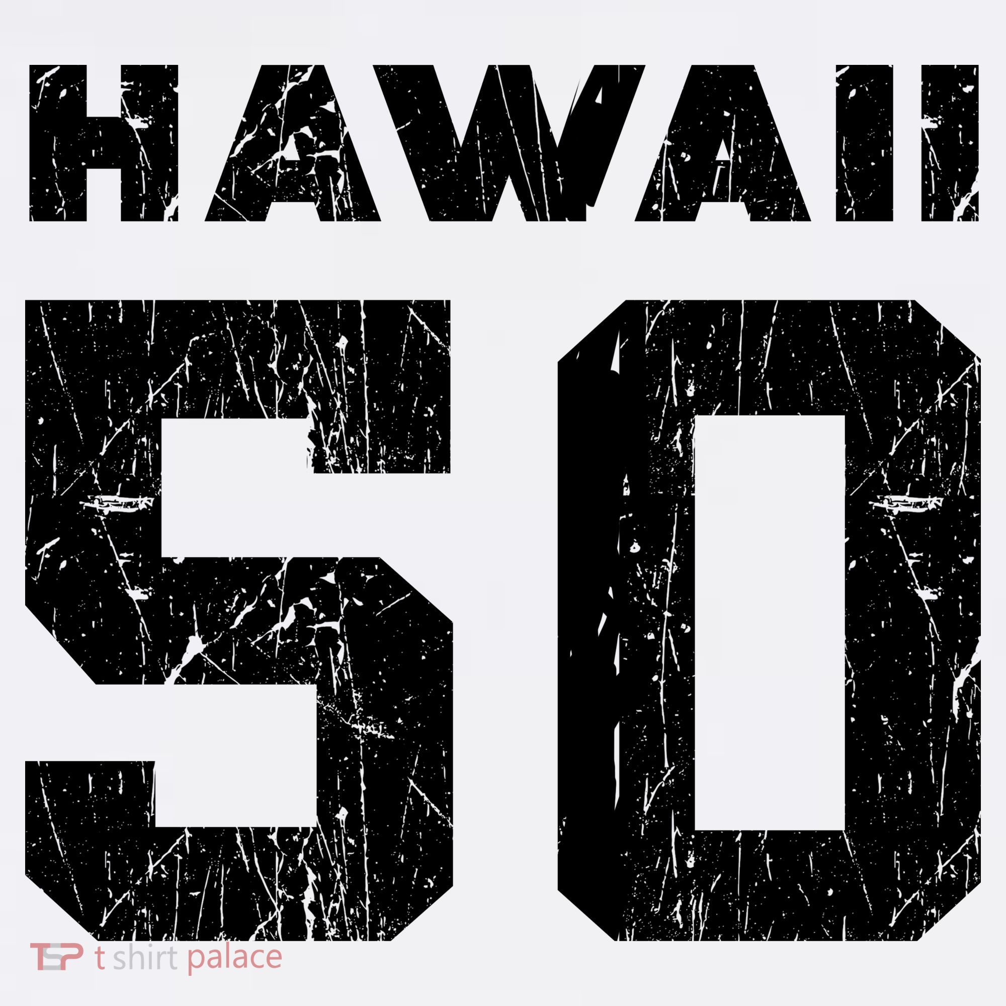 Hawaii 50 Birthday Hawaii 50th State Vintage T-Shirt