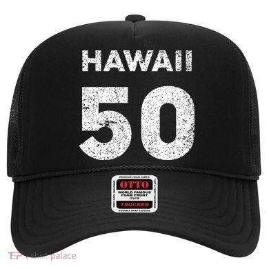 Hawaii 50 Birthday Hawaii 50th State Vintage Hat