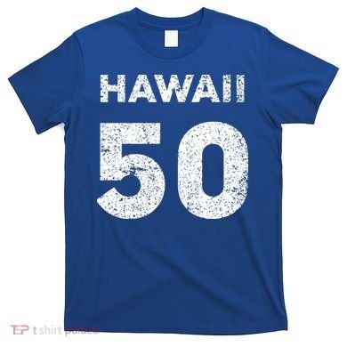 Hawaii 50 Birthday Hawaii 50th State Vintage T-Shirt