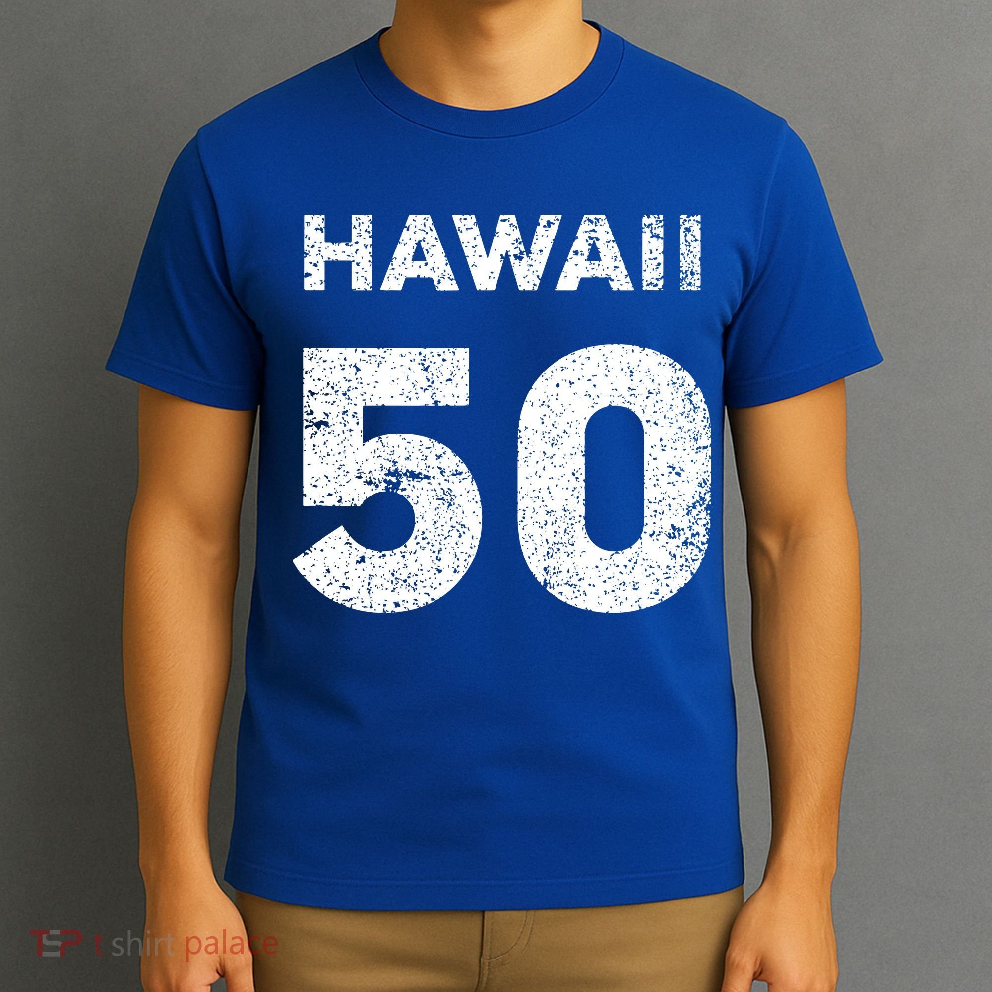 Hawaii 50 Birthday Hawaii 50th State Vintage T-Shirt