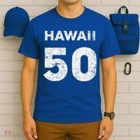 Hawaii 50 Birthday Hawaii 50th State Vintage T-Shirt thumb 6