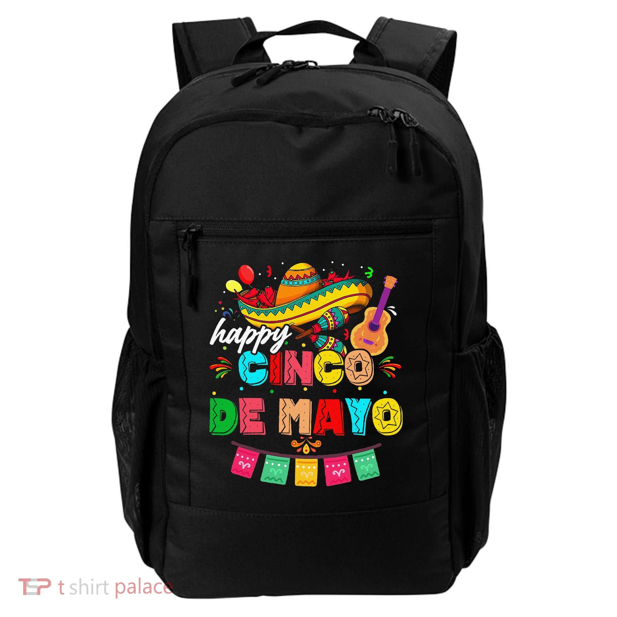 Happy 5 De Mayo Lets Fiesta Viva Mexico Cinco De Mayo Backpack