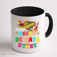 Happy 5 De Mayo Lets Fiesta Viva Mexico Cinco De Mayo Coffee Mug thumb 1