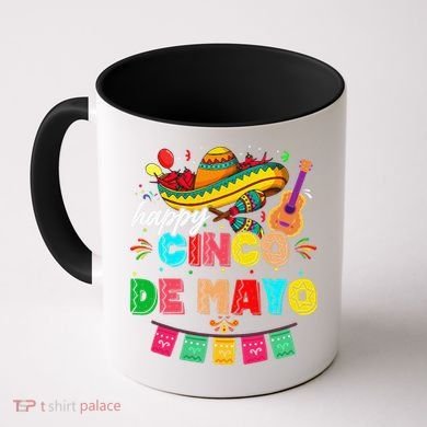 Happy 5 De Mayo Lets Fiesta Viva Mexico Cinco De Mayo Coffee Mug