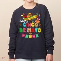 Happy 5 De Mayo Lets Fiesta Viva Mexico Cinco De Mayo Women's Sweatshirt thumb 0