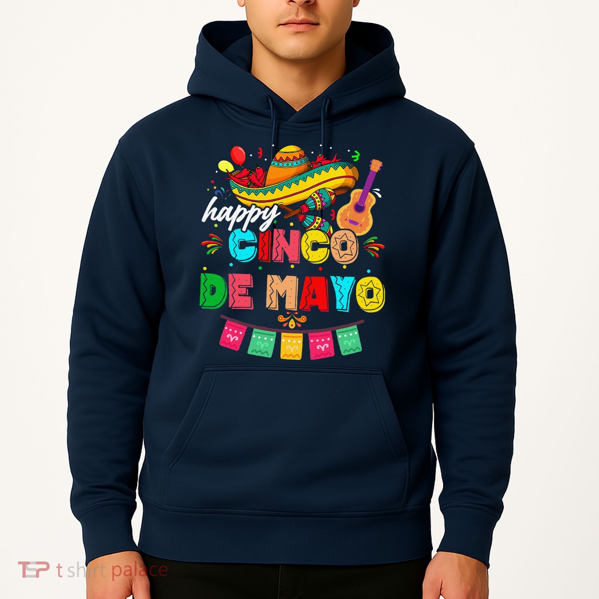 Happy 5 De Mayo Lets Fiesta Viva Mexico Cinco De Mayo Hoodie