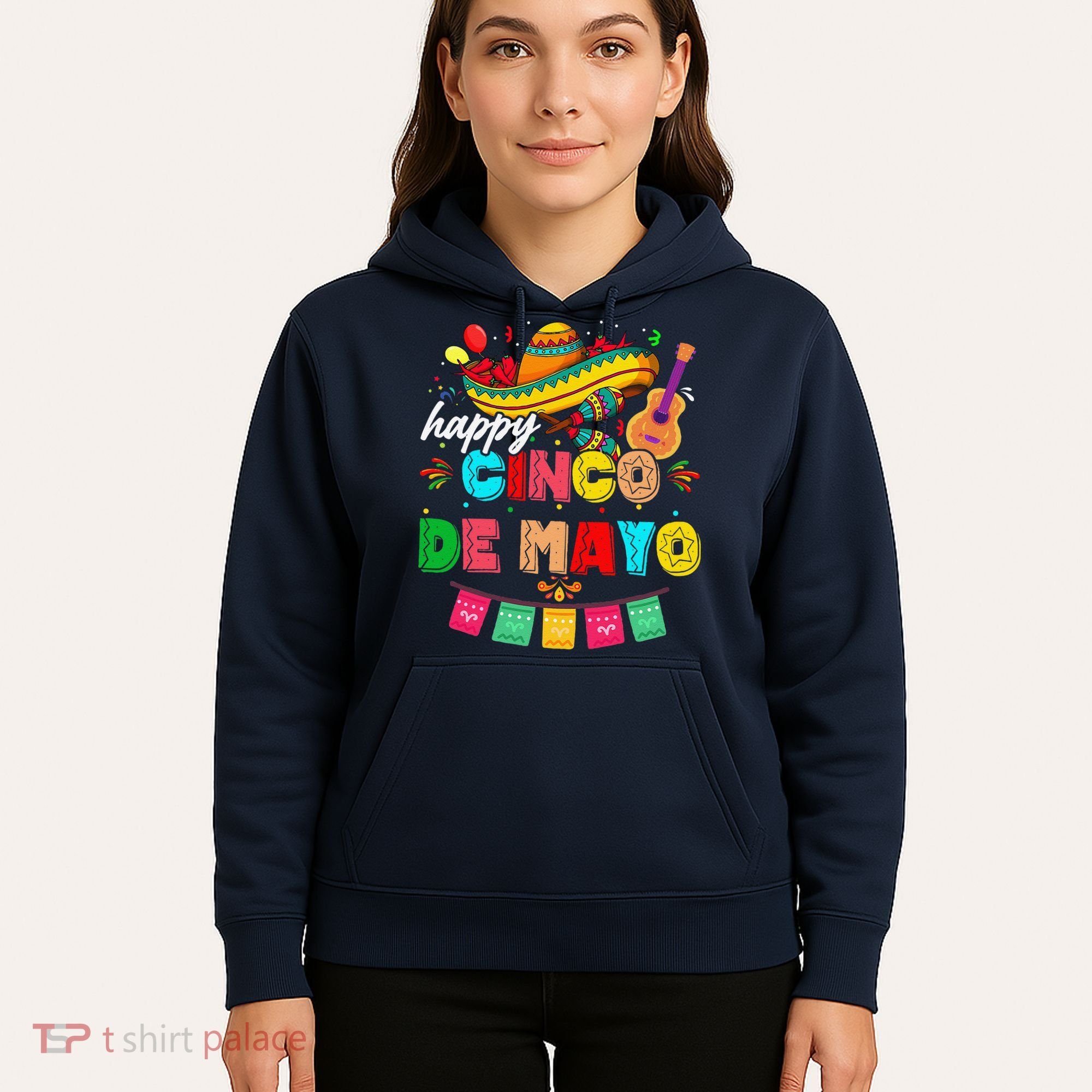 Happy 5 De Mayo Lets Fiesta Viva Mexico Cinco De Mayo Hoodie