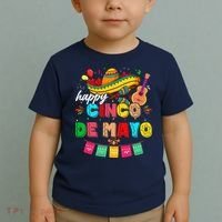 Happy 5 De Mayo Lets Fiesta Viva Mexico Cinco De Mayo Toddler T-Shirt thumb 2