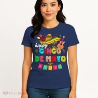 Happy 5 De Mayo Lets Fiesta Viva Mexico Cinco De Mayo Women's T-Shirt thumb 4