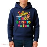 Happy 5 De Mayo Lets Fiesta Viva Mexico Cinco De Mayo Kids Hoodie thumb 4
