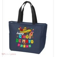 Happy 5 De Mayo Lets Fiesta Viva Mexico Cinco De Mayo Tote Bag thumb 3