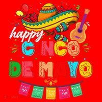 Happy 5 De Mayo Lets Fiesta Viva Mexico Cinco De Mayo Santa Hat thumb 1
