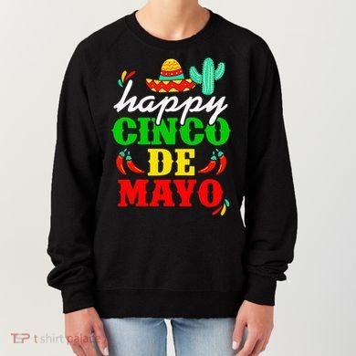Happy 5 De Mayo Cinco de Mayo Viva Mexico 5 De Mayo Women's Sweatshirt