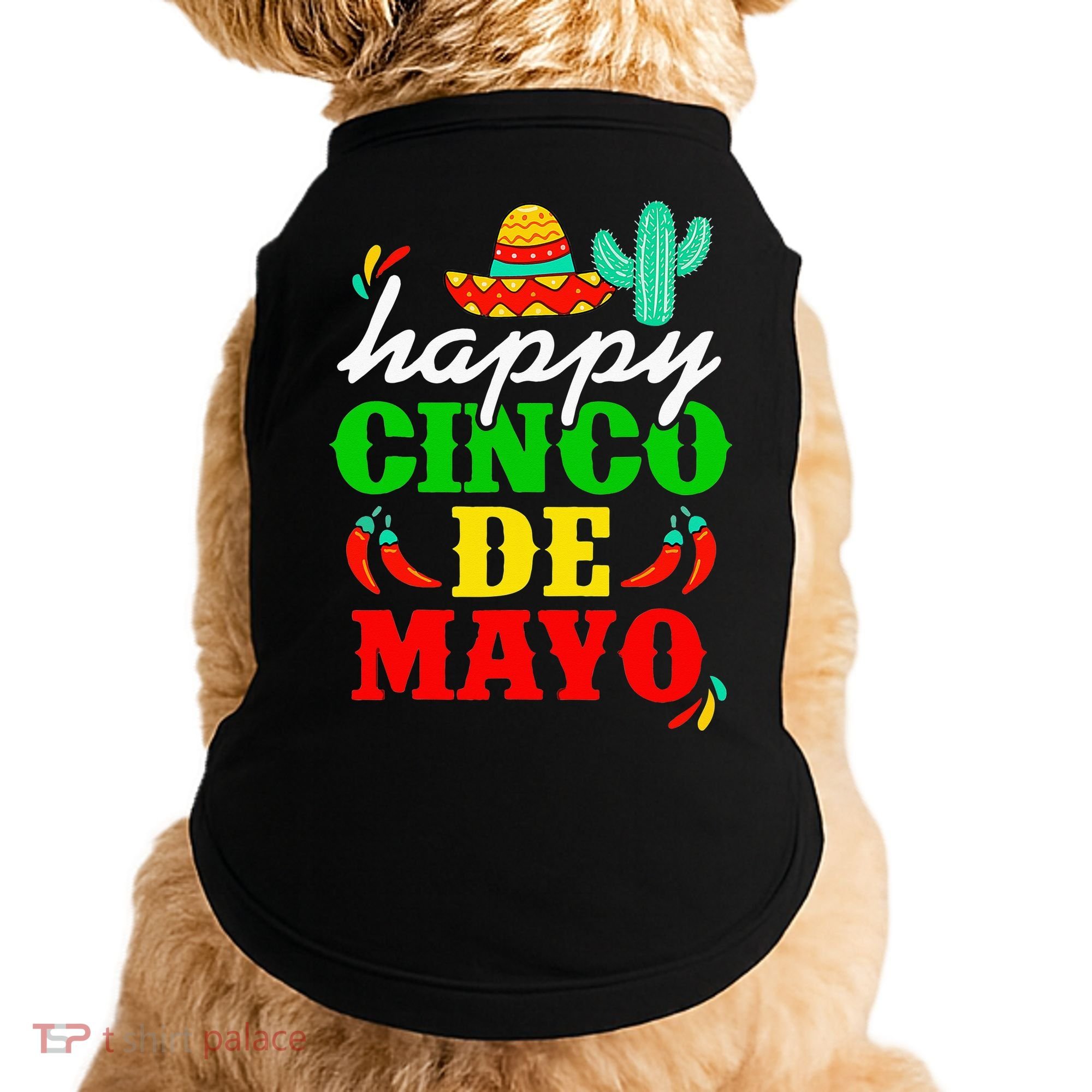 Happy 5 De Mayo Cinco de Mayo Viva Mexico 5 De Mayo Doggie Tank