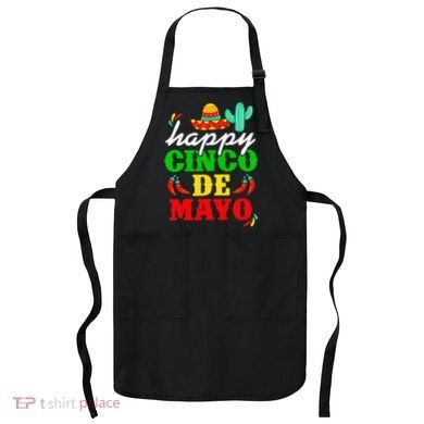 Happy 5 De Mayo Cinco de Mayo Viva Mexico 5 De Mayo Apron