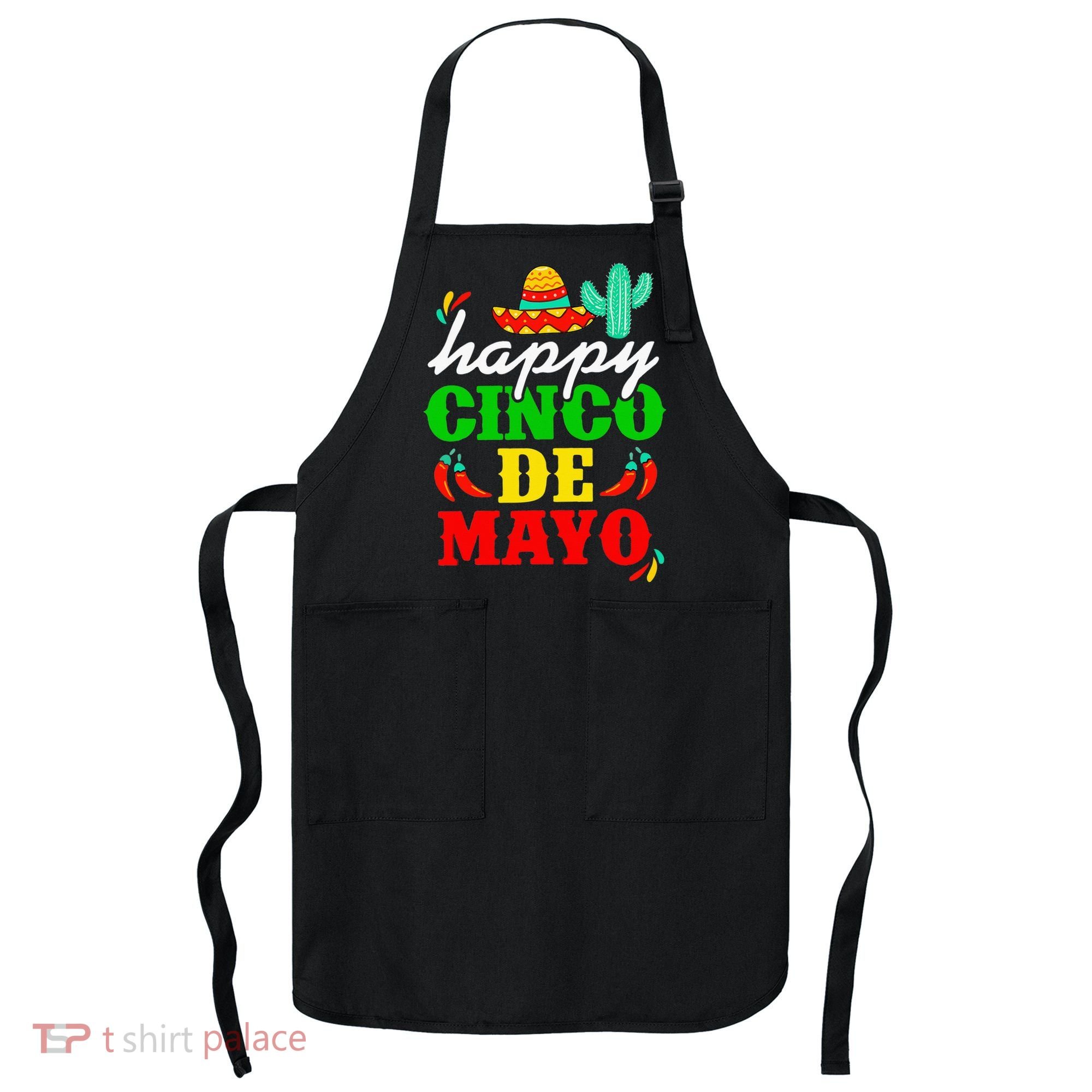 Happy 5 De Mayo Cinco de Mayo Viva Mexico 5 De Mayo Apron