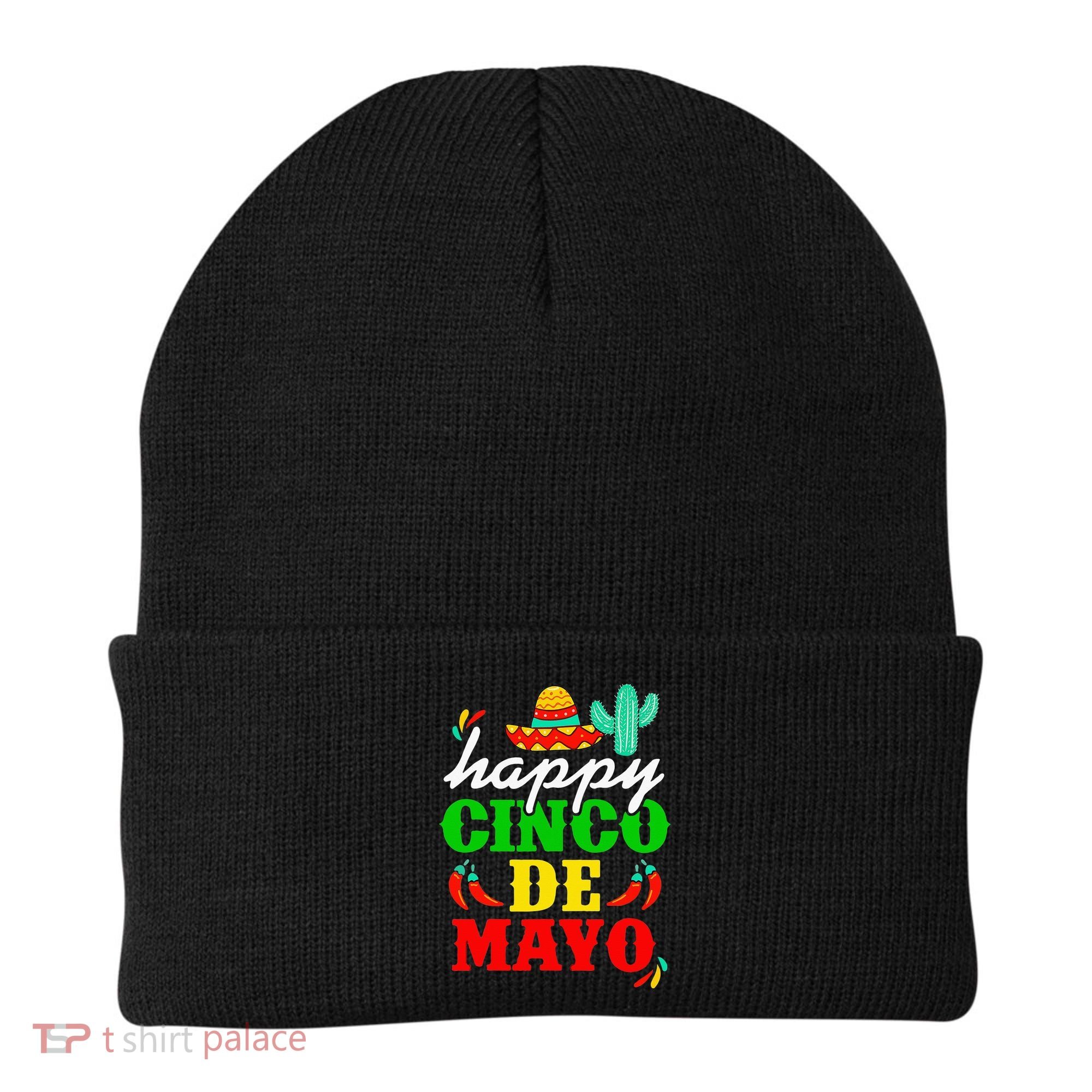 Happy 5 De Mayo Cinco de Mayo Viva Mexico 5 De Mayo Beanie