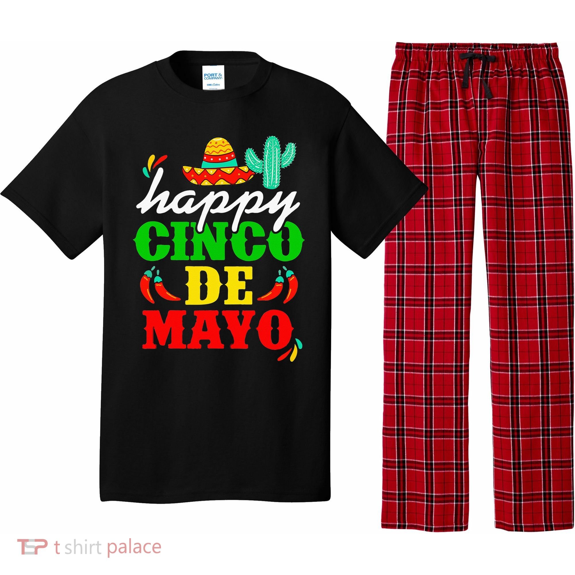 Happy 5 De Mayo Cinco de Mayo Viva Mexico 5 De Mayo Pajama Set