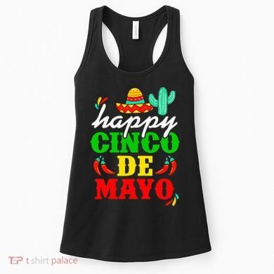 Happy 5 De Mayo Cinco de Mayo Viva Mexico 5 De Mayo Women's Tank Top