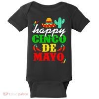 Happy 5 De Mayo Cinco de Mayo Viva Mexico 5 De Mayo Baby Bodysuit thumb 0
